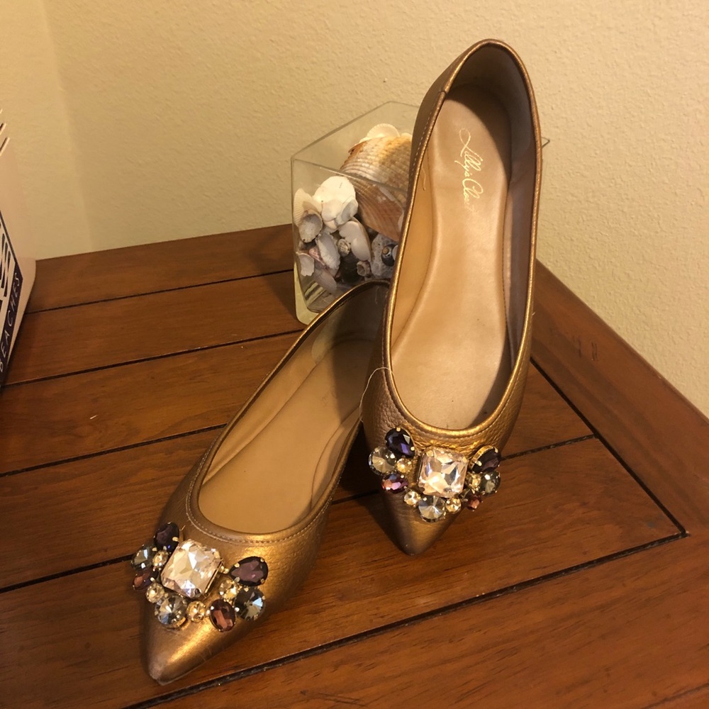 Lilly’s Closet Jewel Toe Pointed Flats